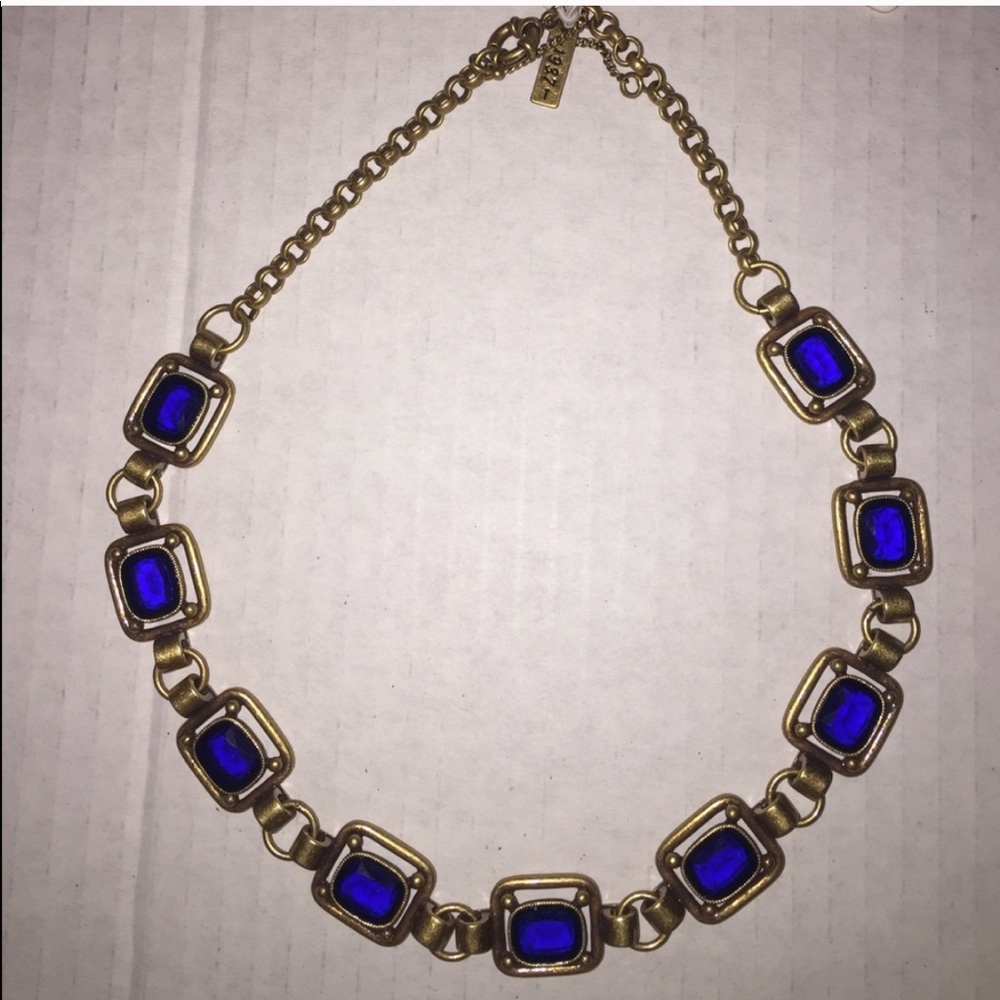 NWT Madewell Sapphire Statment Necklace